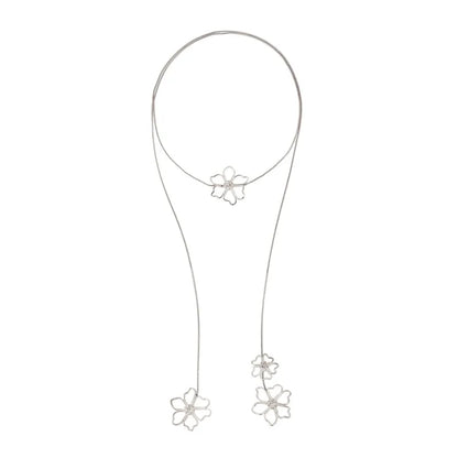 COLLAR EXTRA LARGO FLOR