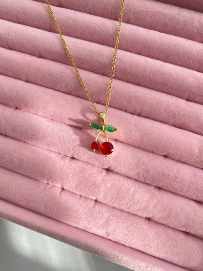 COLLAR CEREZA AC INOX