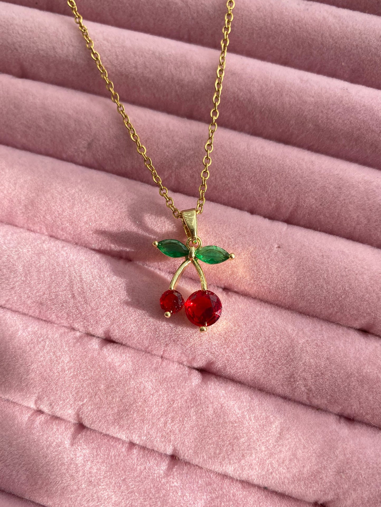 COLLAR CEREZA AC INOX