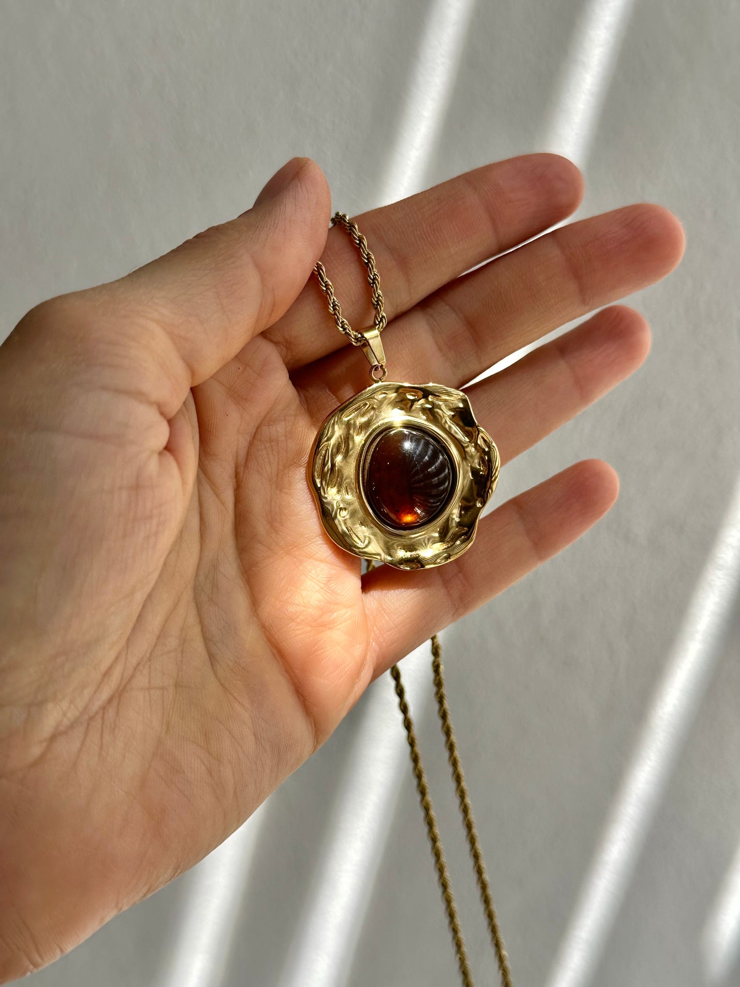 COLLAR DIJE ESTILO VINTAGE AC INOX