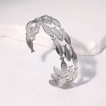 PULSERA PECES AC INOX