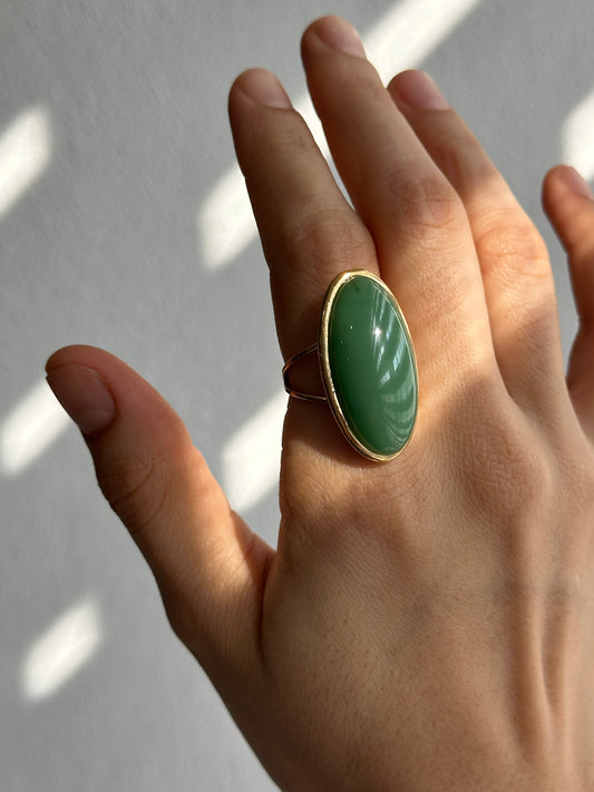ANILLO PIEDRA OVAL AC INOX