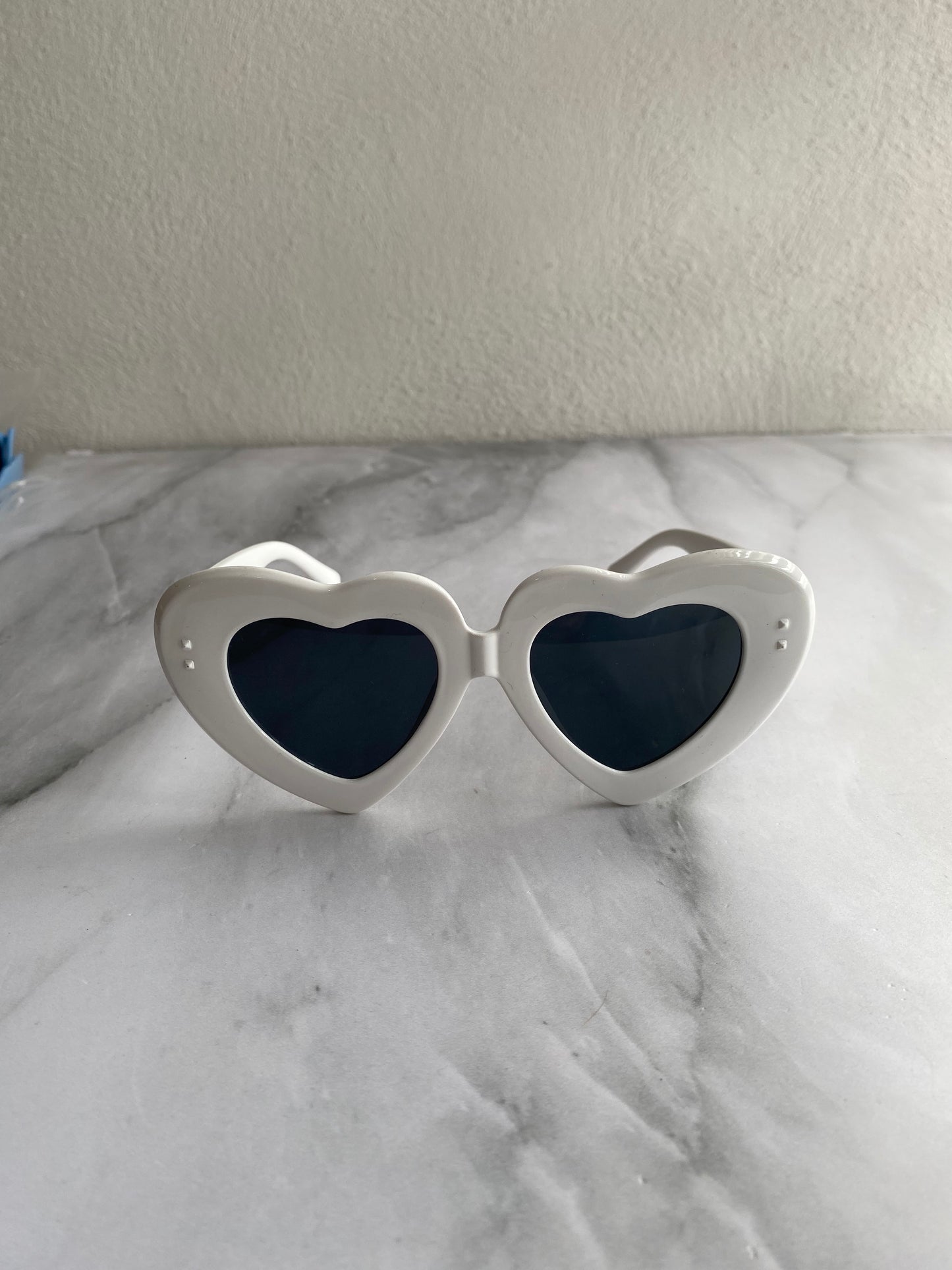 LENTES CORAZÓN BLANCO