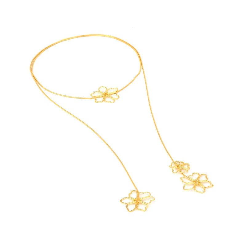 COLLAR EXTRA LARGO FLOR