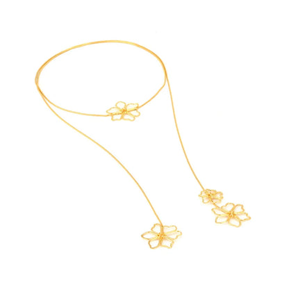 COLLAR EXTRA LARGO FLOR