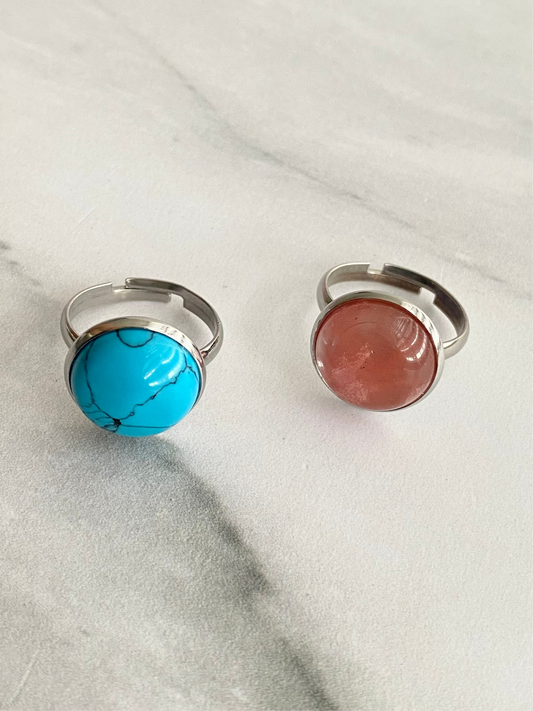 ANILLO CON PIEDRA AC INOX