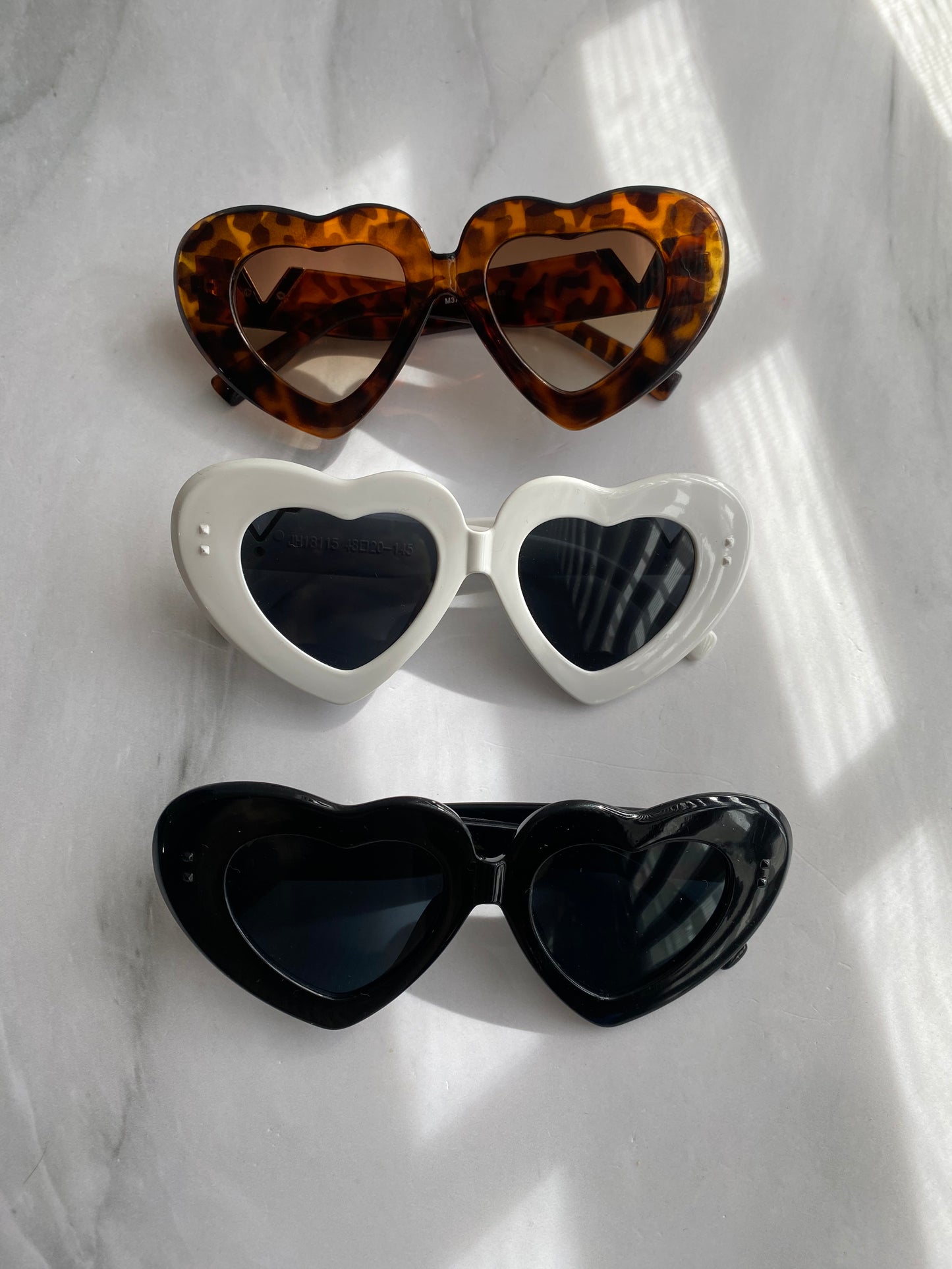 LENTES CORAZÓN BLANCO