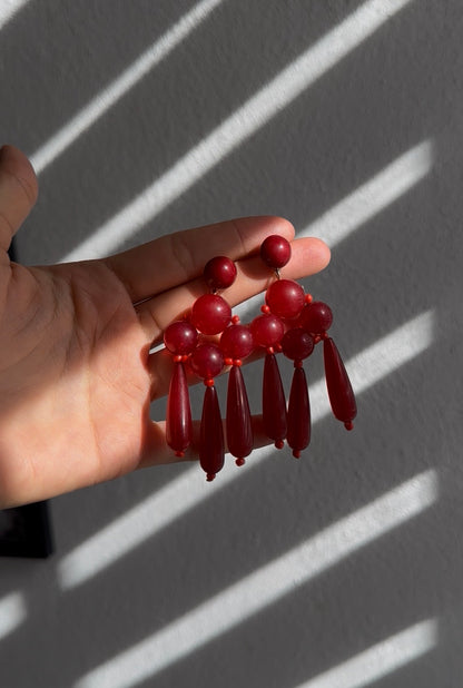 ARETES LARGOS ACRÍLICO