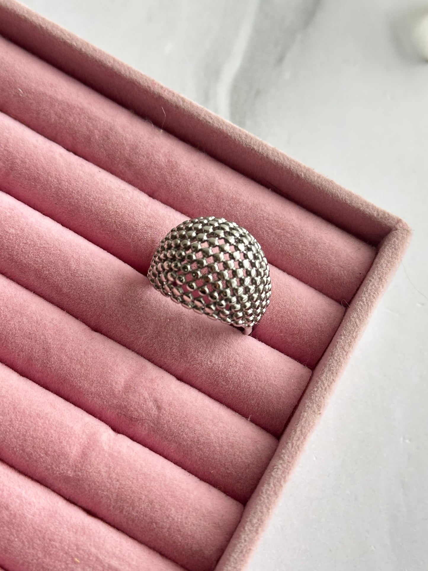 ANILLO TEXTURA AC INOX