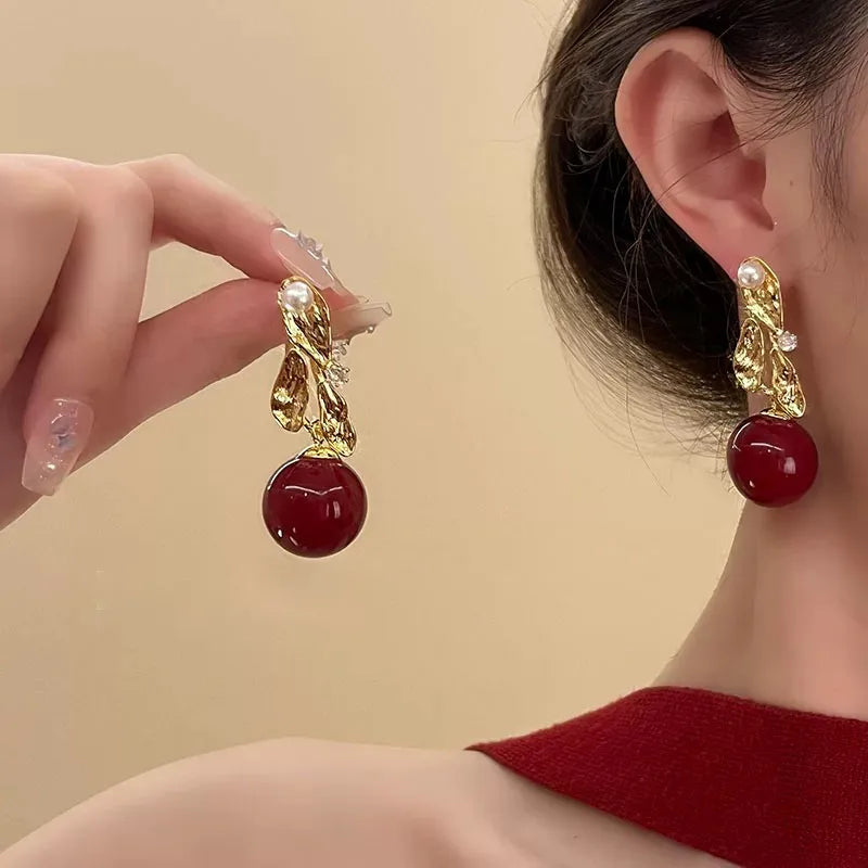 ARETES ESFERA ROJA