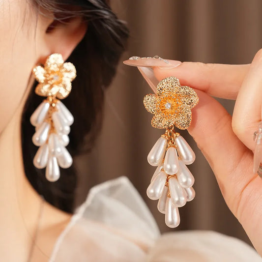 ARETES DE PERLAS BOHEMIOS