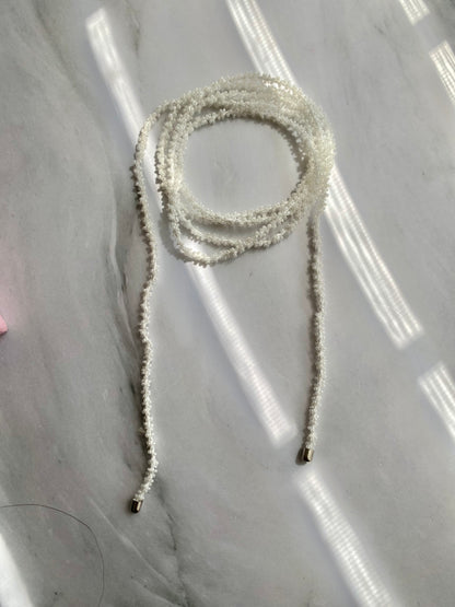 COLLAR EXTRA LARGO BLANCO