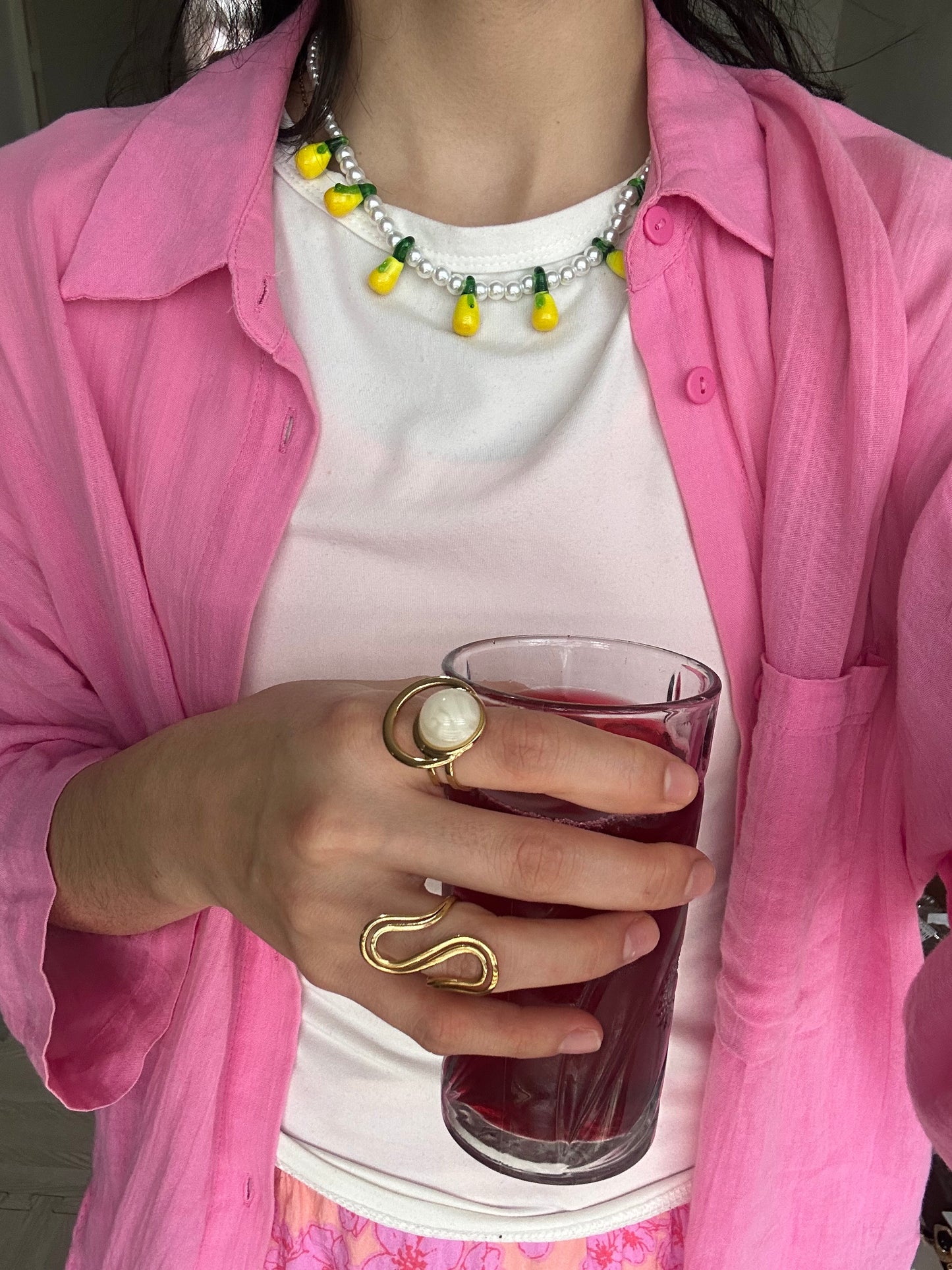COLLAR TROPICAL LIMONES