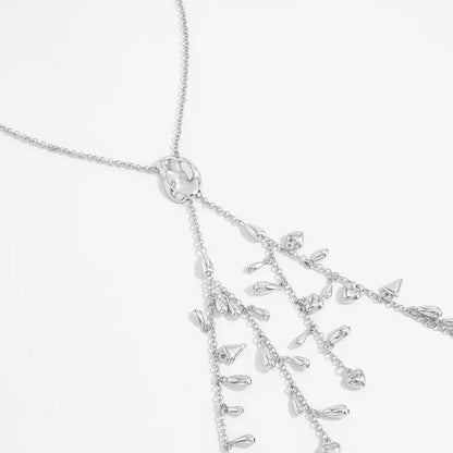 COLLAR EXTRA LARGO GOTITAS