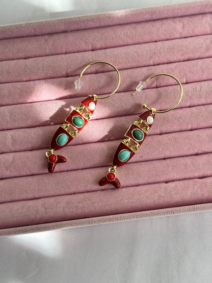 ARETES HOOPS PEZ