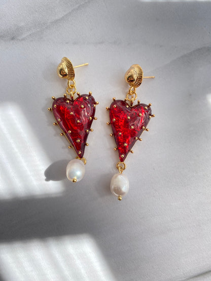 ARETES ALICIA DE CORAZON