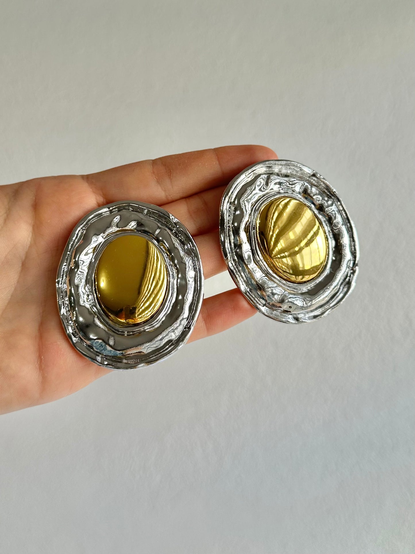 ARETES MAXI BICOLOR