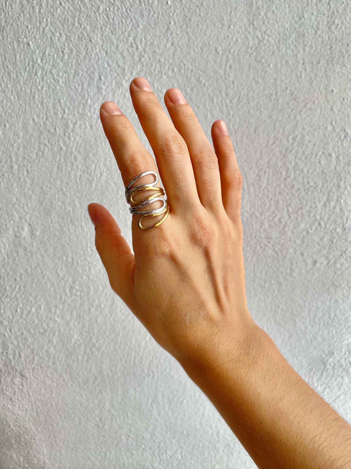 ANILLO BICOLOR AC INOX