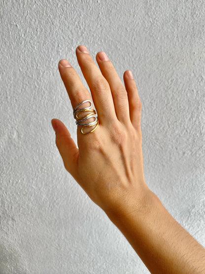 ANILLO BICOLOR AC INOX