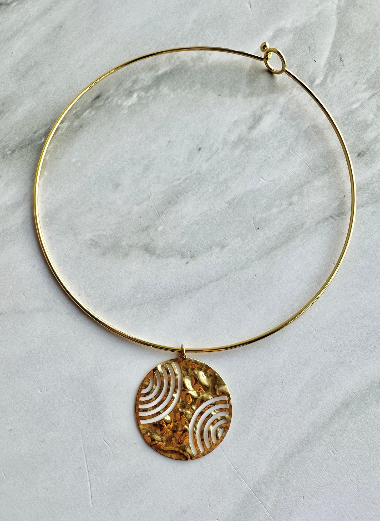 COLLAR DIJE REDONDO AC INOX