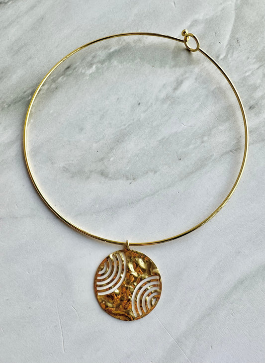 COLLAR DIJE REDONDO AC INOX