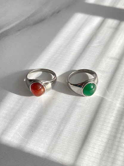 ANILLO PIEDRA AC INOX