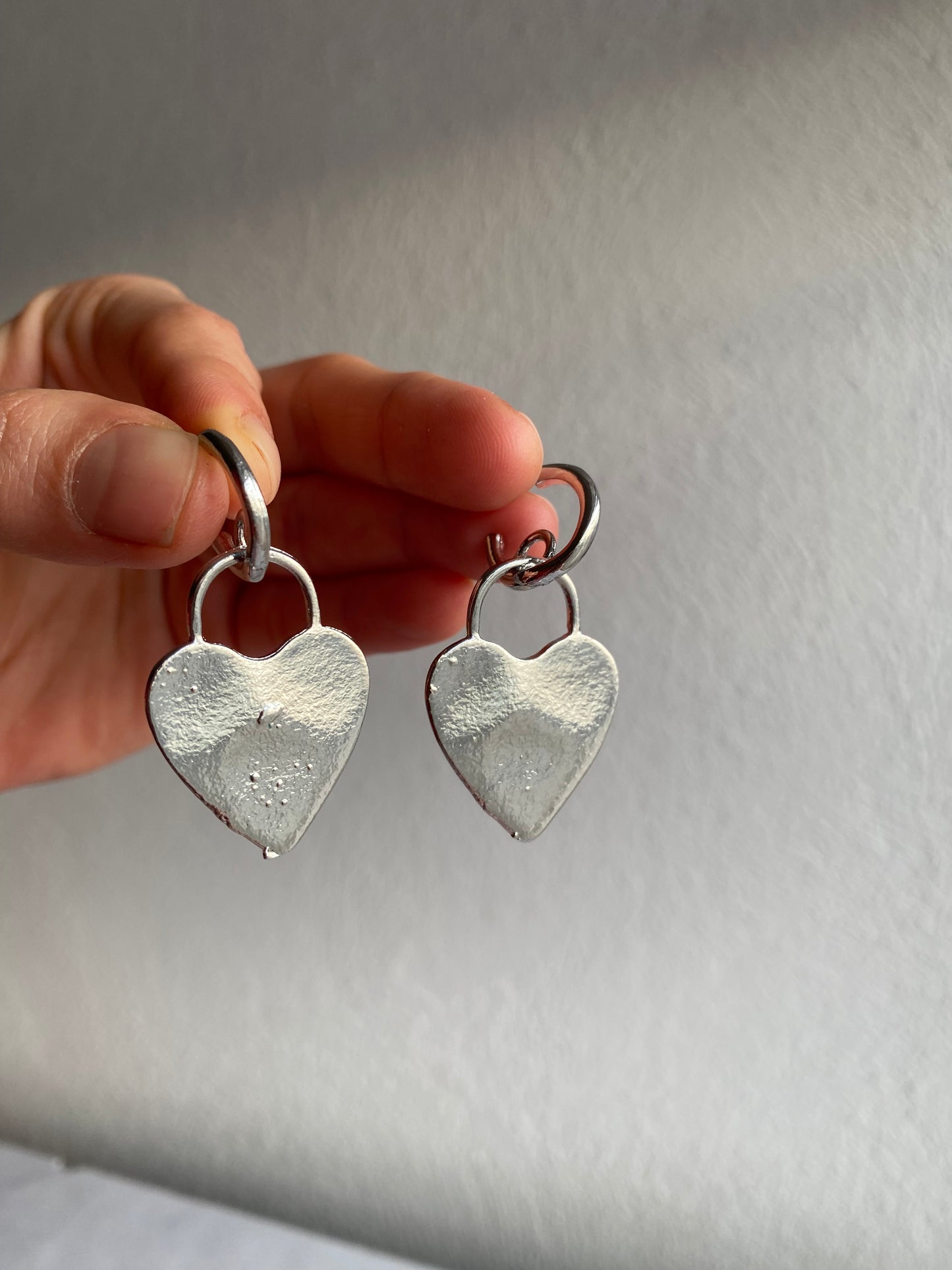 HOOPS CORAZON PLATA