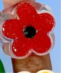 ANILLOS FLOR ACRILICO