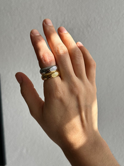 ANILLO BICOLOR AC INOX