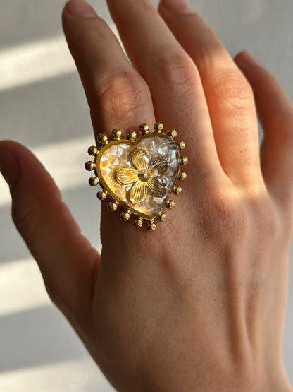ANILLO CORAZÓN AC INOX