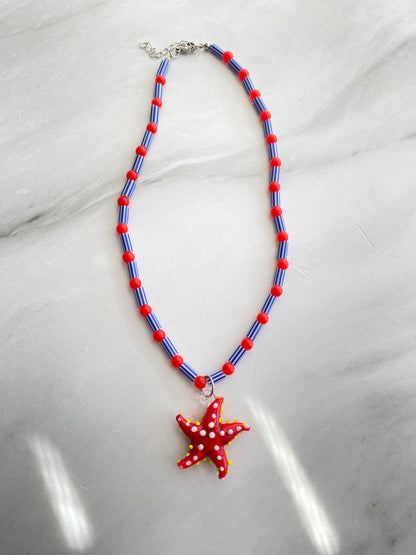 COLLAR ESTRELLA VIDRIO