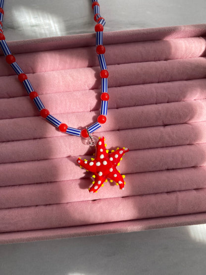 COLLAR ESTRELLA VIDRIO