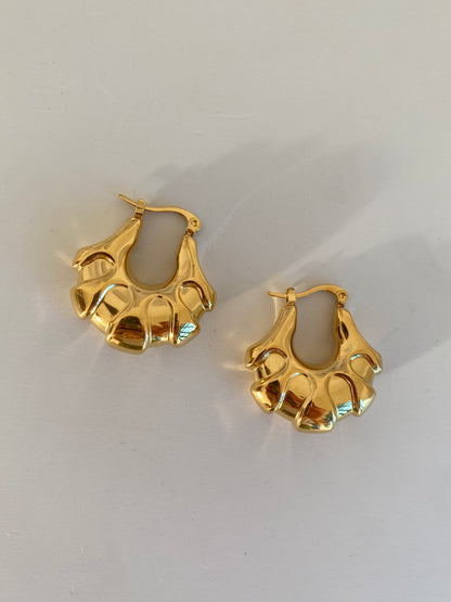 ARRACADAS DORADO AC INOX