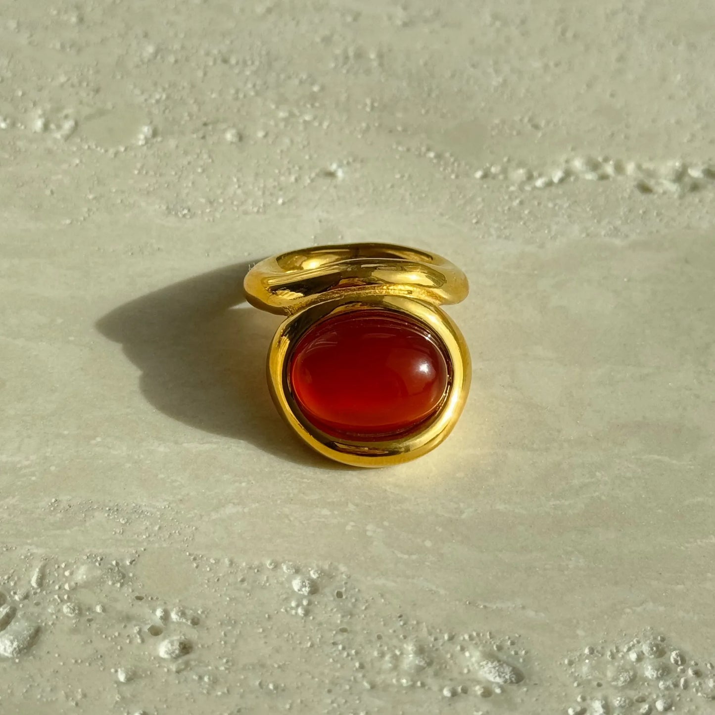 ANILLO CHUNKY PIEDRA AC INOX