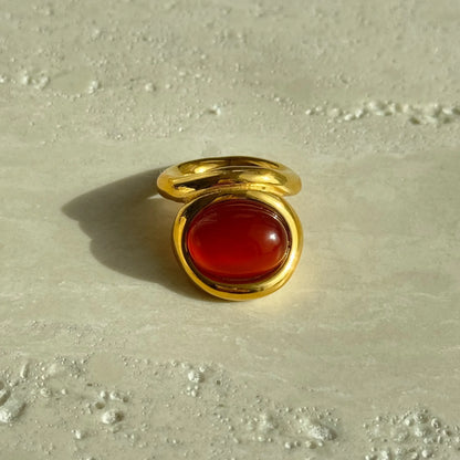 ANILLO CHUNKY PIEDRA AC INOX