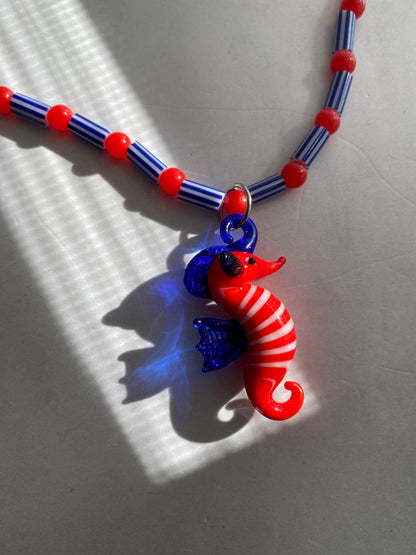 COLLAR CABALLITO VIDRIO