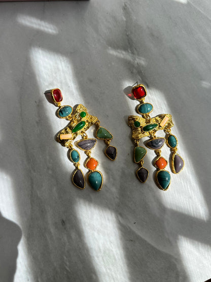 ARETES LARGO ESTILO VINTAGE