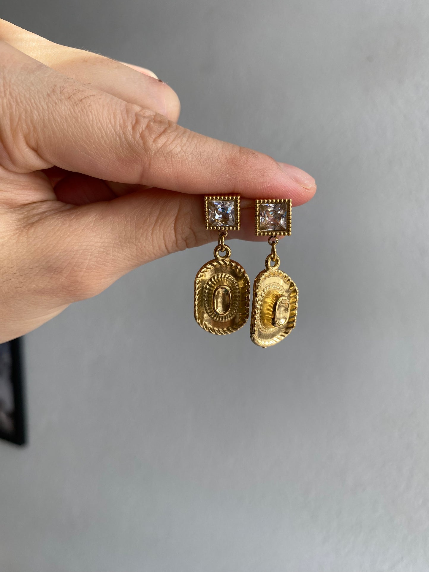 ARETES SOMBRERO AC INOX