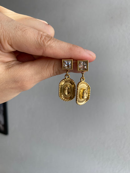 ARETES SOMBRERO AC INOX