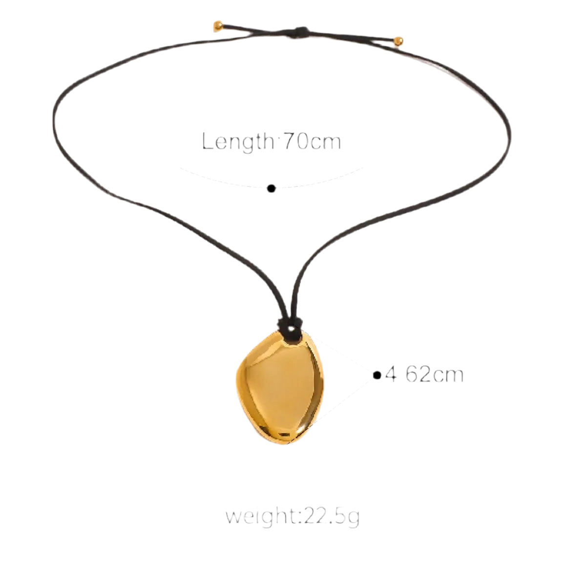 COLLAR DIJE GEOMÉTRICO AC INOX