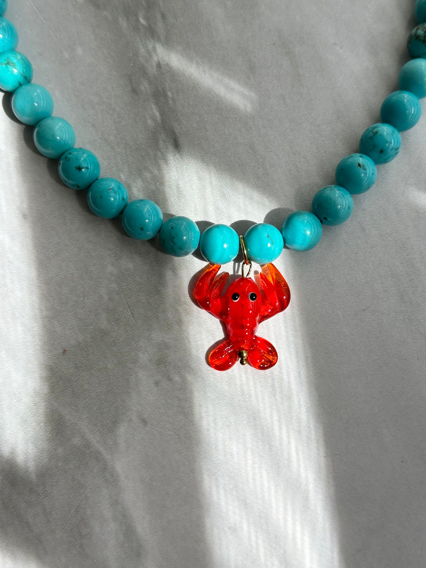 COLLAR TURQUESA LANGOSTA