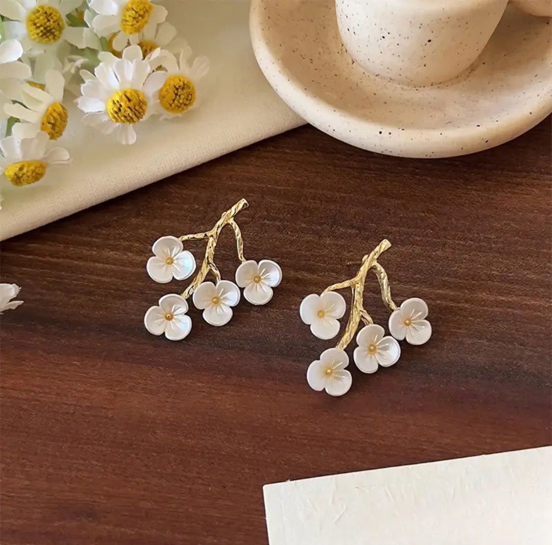 BROQUELES ESTILO FLORAL