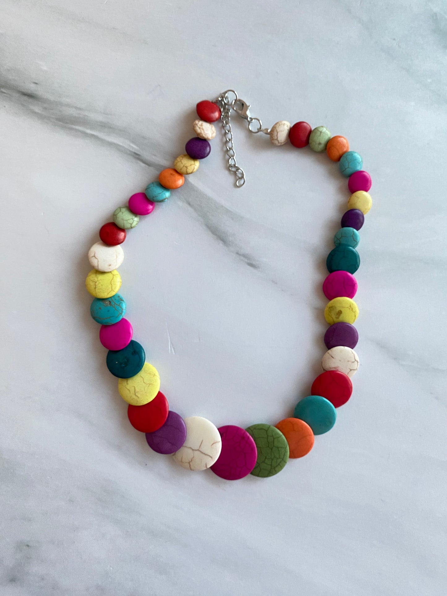 COLLAR CUENTAS CIRCULARES