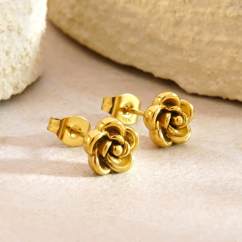 JUEGO ARETES Y COLLAR AC INOX