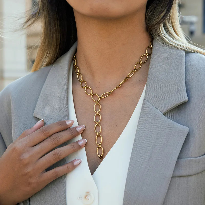 COLLAR EXTRA LARGO AC INOX