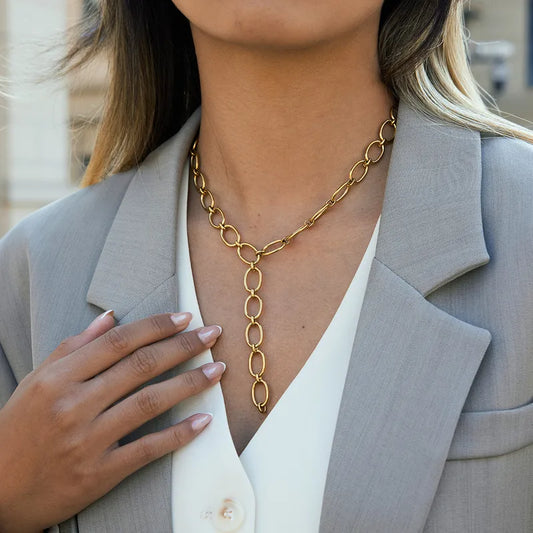 COLLAR EXTRA LARGO AC INOX