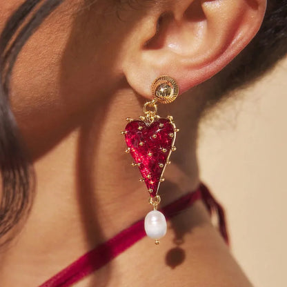 ARETES ALICIA DE CORAZON