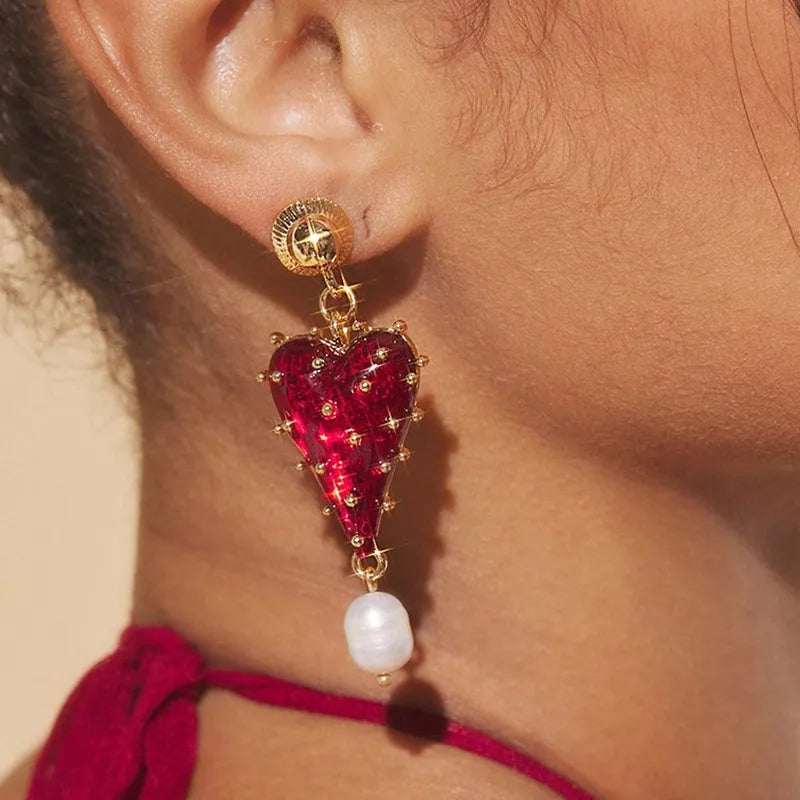 ARETES ALICIA DE CORAZON