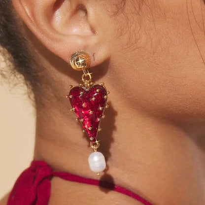 ARETES ALICIA DE CORAZON
