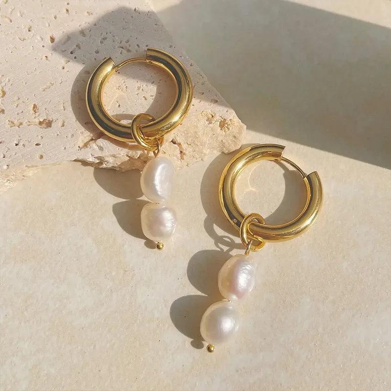 HOOPS CON PERLAS AC INOX